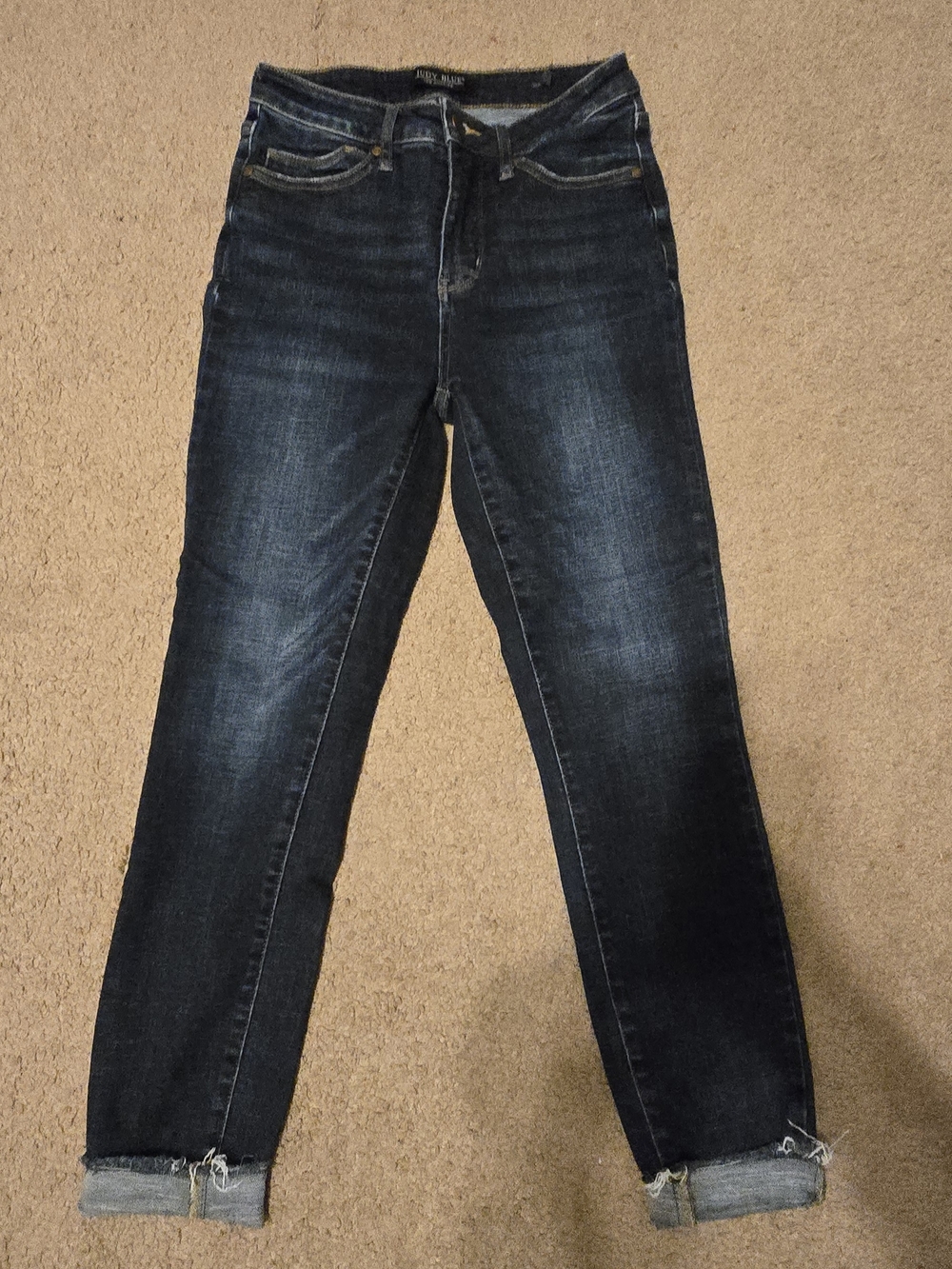 Judy Blue Dark Indigo Boyfriend Jeans